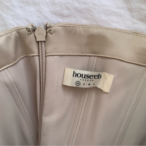 House of CB Magdalena Oyster Bustier Corset Mini Strapless Dress - Picture 7 of 11